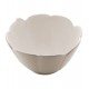 Bowl 16x8,5cm Decorativo De Cerâmica Banana Leaf Branco